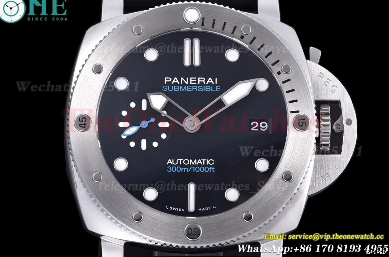SS TTF PAM1229 P900 black Submersible RU Dial 44mm 0109